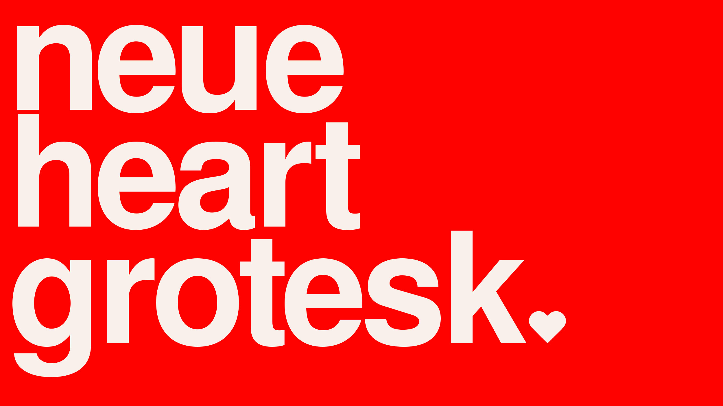 Neue Heart Grotesk, Matthijs Matt van Leeuwen, Jami Rubin, McCann Design, Typeface, Helvetica, Valentine